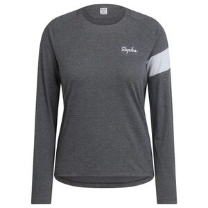 Rapha Women's Trail Long Sleeve Technical T-shirt Gray XL Breathable Lightweight